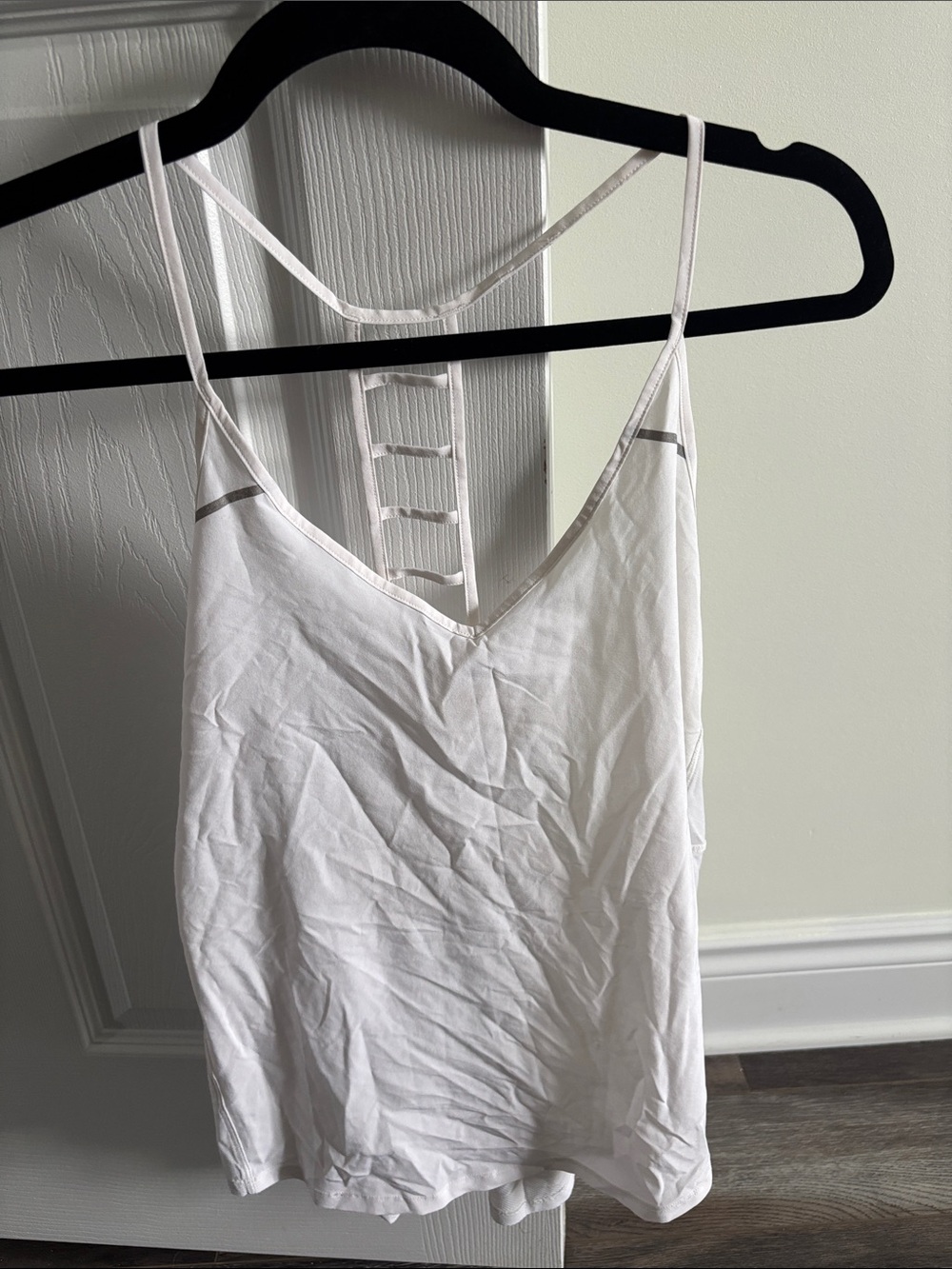 lululemon athletica White Strappy V-Back Tank